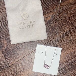 Kendra Scott Elisa Necklace in Amethyst